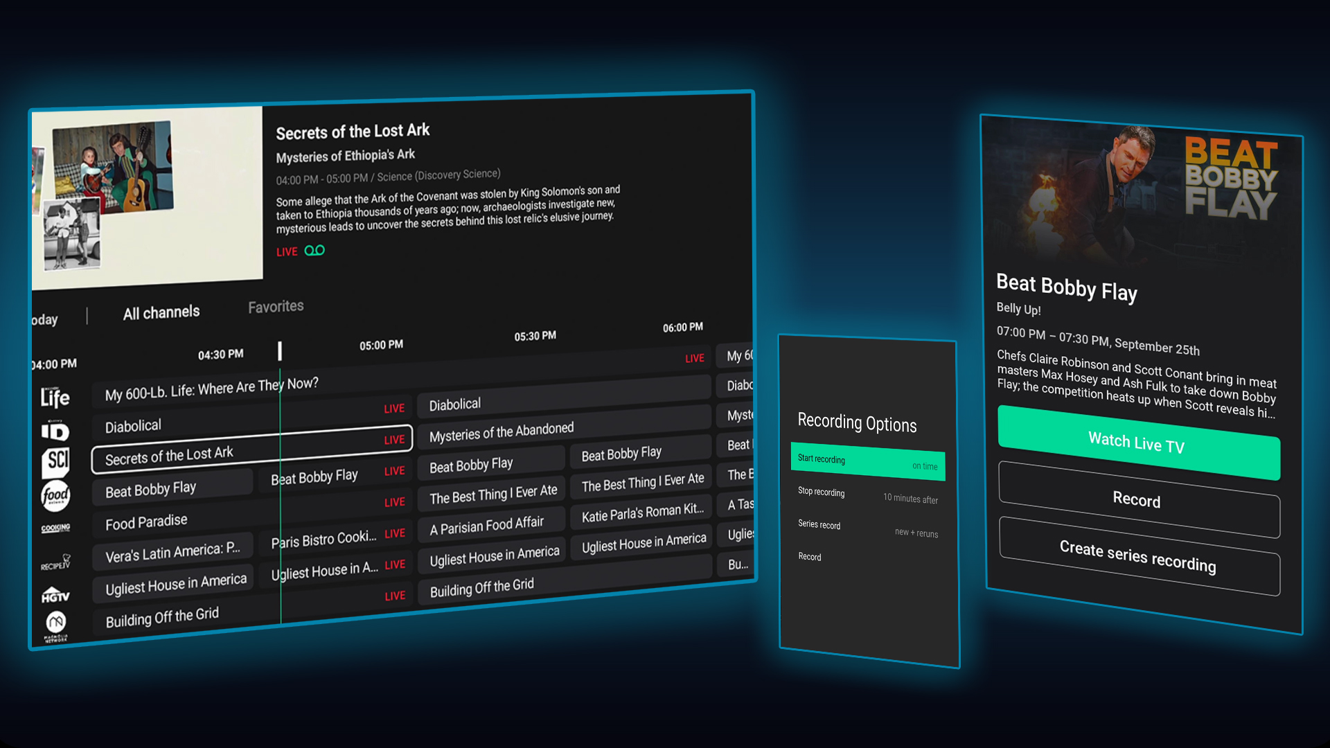 industrial loft living room