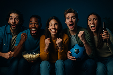 image of a teacher interacting with students using digital tools (for an edtech)